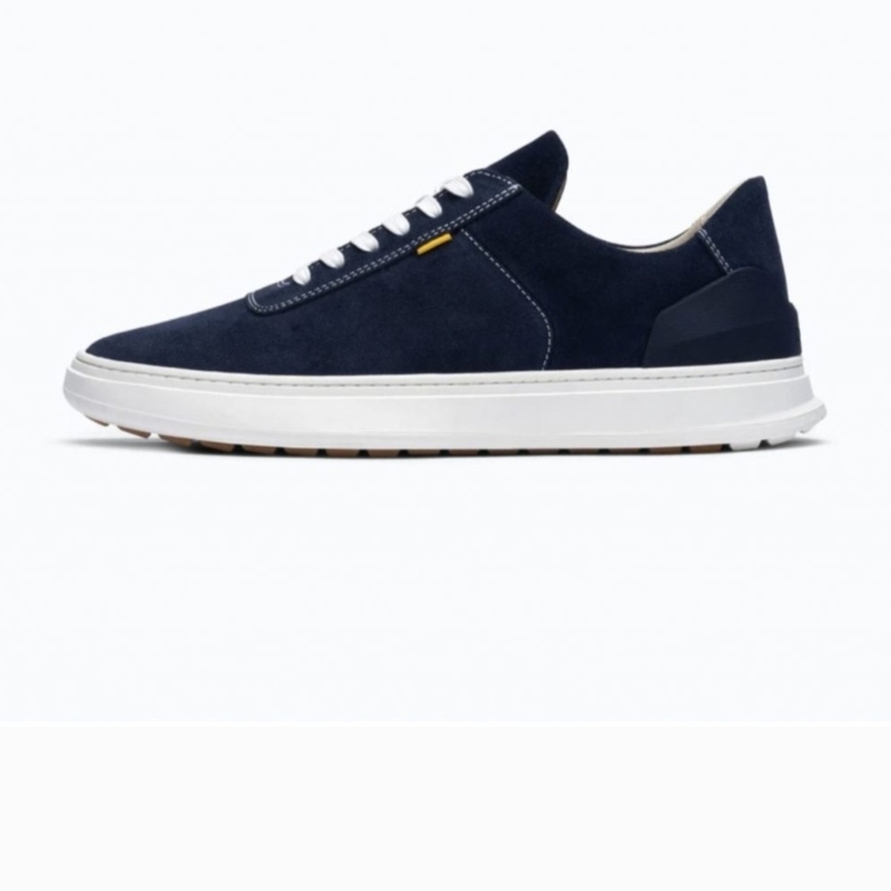 Casca Avro Luxury Unisex Navy Blue Suede Sneakers Men's Size 6.5